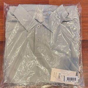 Men's Gray Polo Shirt - “Jersey Light” fit.